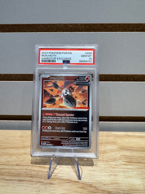 2023 POKEMON PAR EN IRON MOTH GAMESTOP EXCLUSIVE PSA 10