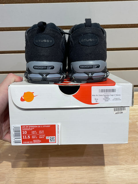 Nike Air Zoom Spiridon Cage 2 Stussy Black