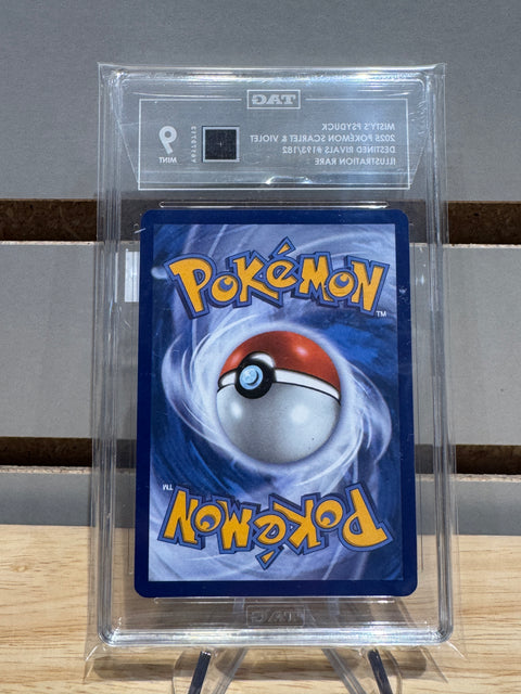 Misty's Psyduck 2025 Pokemon S&V Destined Rivals #193/182 IR TAG MNT 9