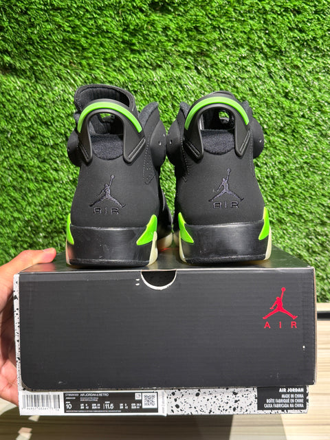 Jordan 6 Retro Electric Green Sz 10