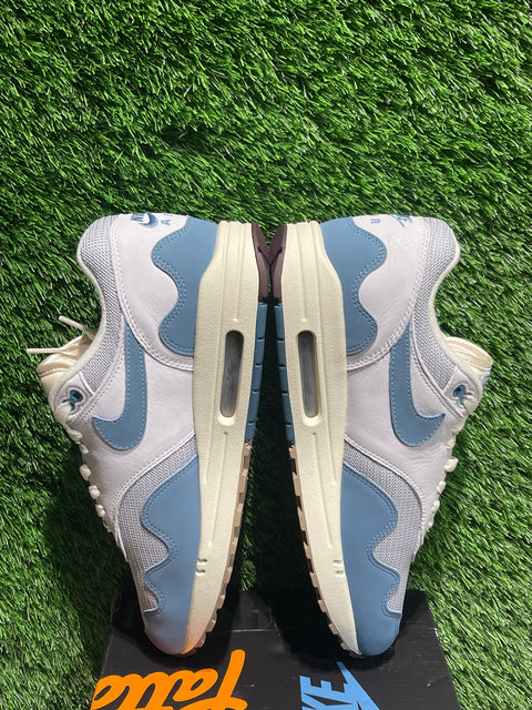 Nike Air Max 1 Patta Waves Noise Aqua Sz 10M