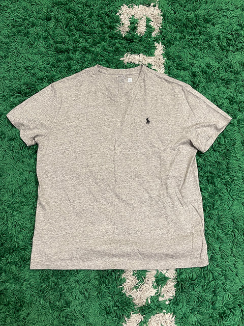 Polo Ralph Lauren Heather Grey V-Neck Shirt
