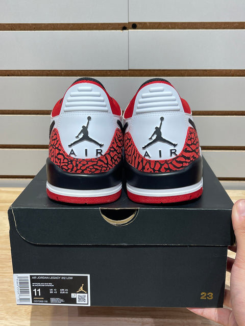 Jordan Legacy 312 Low Chicago Red Sz 11