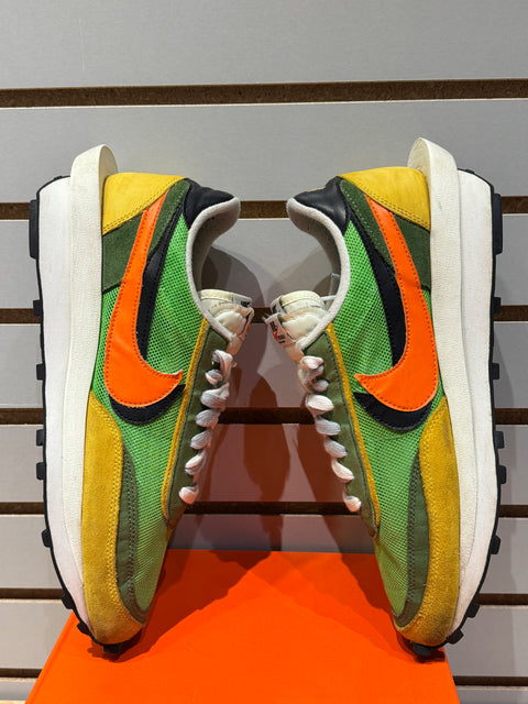 Nike LD Waffle sacai Green Gusto Sz 11