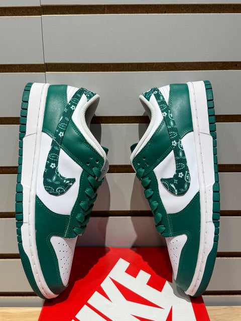 Nike Dunk Low Essential Paisley Pack Green (Women's) Sz 8.5M