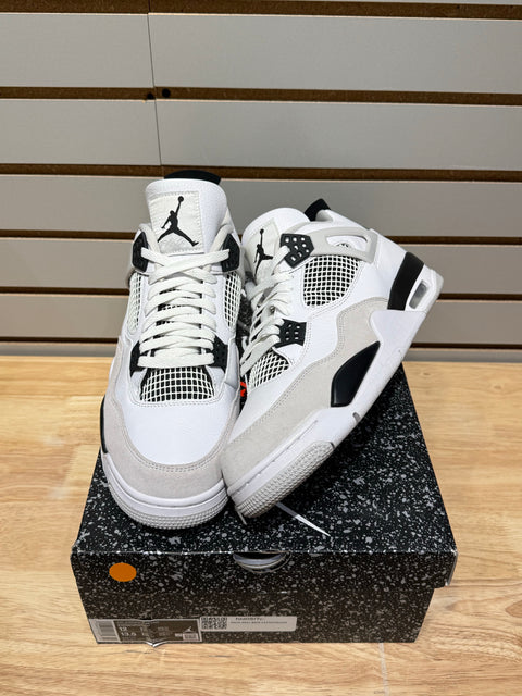 Jordan 4 Retro Military Black Sz 12