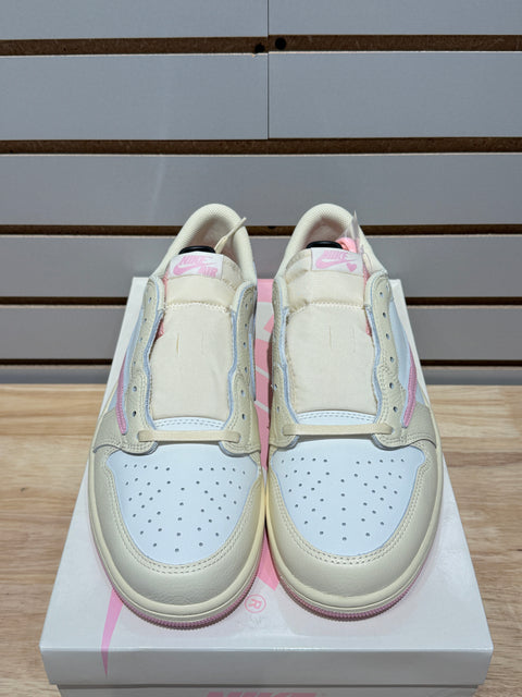 Jordan 1 Retro Low OG SP Travis Scott Shy Pink Sz 11