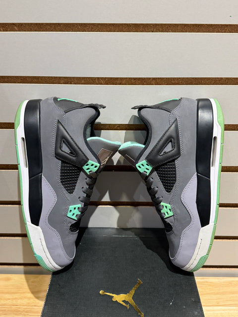 Jordan 4 Retro Green Glow (GS) Sz 7Y