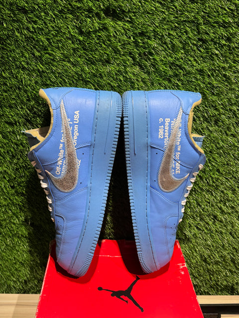 Nike Air Force 1 Low Off-White MCA University Blue Sz 13M
