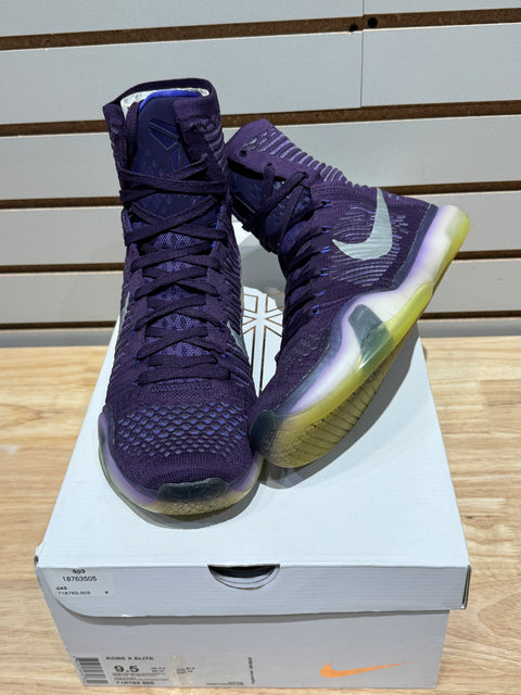 Nike Kobe 10 Elite Elite High Team Pack Sz 9.5
