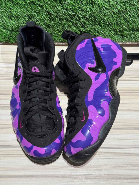 Nike Air Foamposite Pro Purple Camo Sz 11.5M.,
