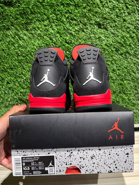 Jordan 4 Retro Red Thunder Sz 9