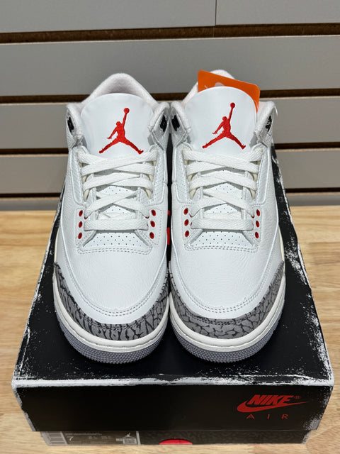 Jordan 3 Retro White Cement Reimagined Sz 7