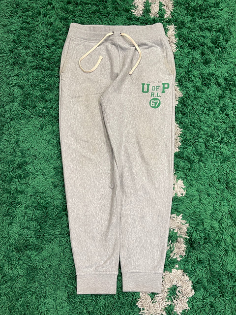 Polo Ralph Lauren Heather Grey U of P RL 67 Graphic Fleece Jogger Pants
