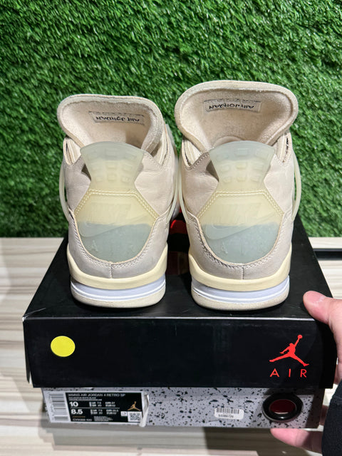 Jordan 4 Retro Off-White Sail (Women's) Sz 10W/8.5M