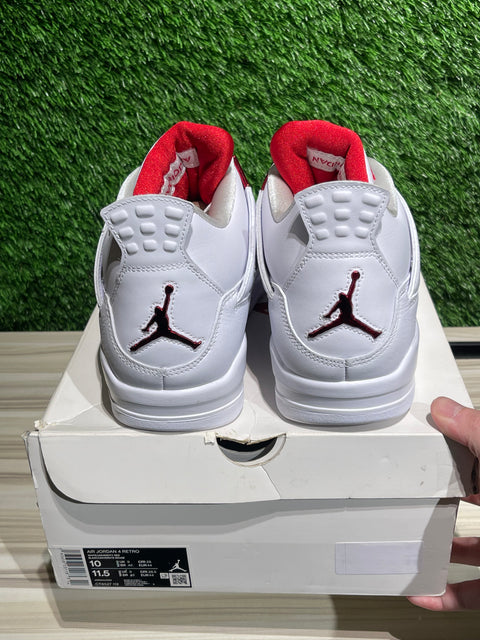 Jordan 4 Retro Metallic Red Sz 10M