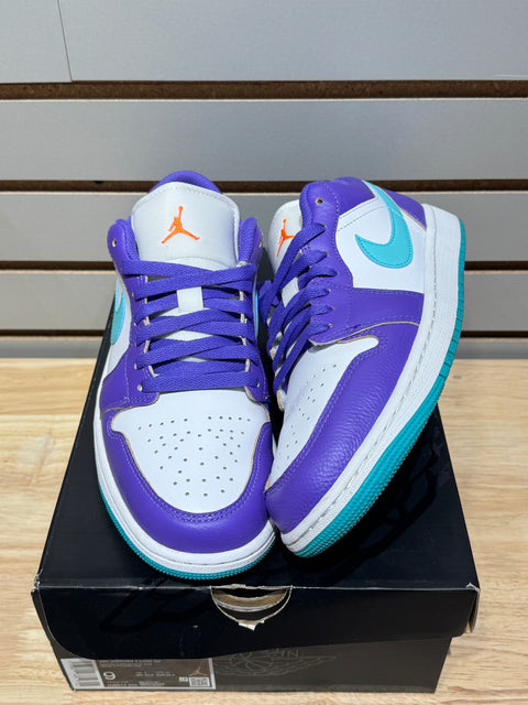 Jordan 1 Low SE Psychic Purple Hyper Jade Sz 9M