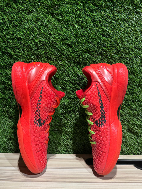 Nike Kobe 6 Protro Reverse Grinch Sz 6.5M