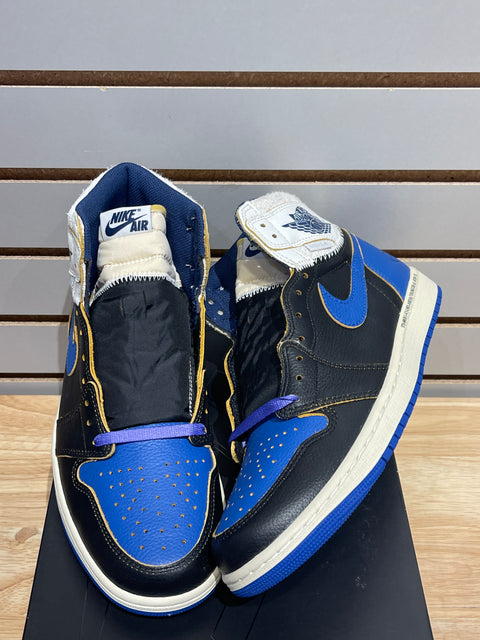 Jordan 1 Retro High OG SP Fragment x Union LA Sport Royal Sz 8.5