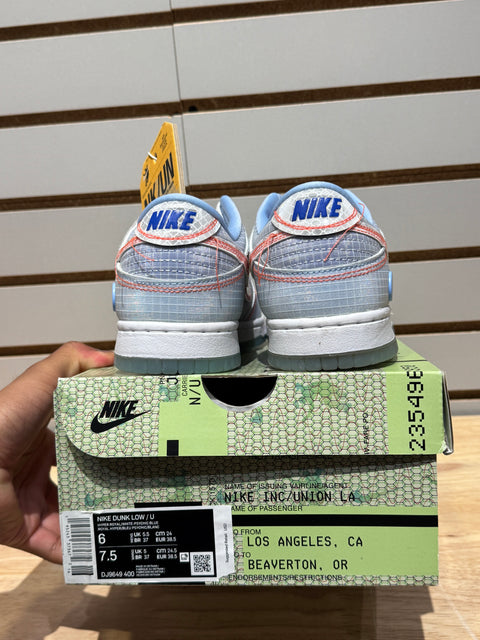 Nike Dunk Low Union Passport Pack Argon Sz 6M