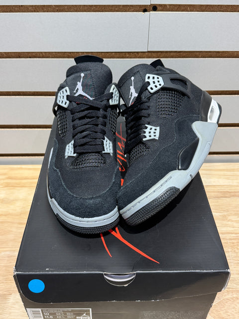 Jordan 4 Retro SE Black Canvas