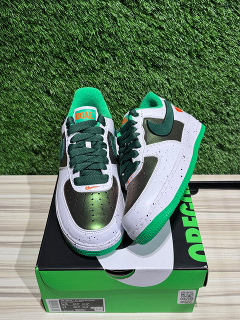 Nike Air Force 1 Low Ducks of a Feather University of Oregon Egg or Duck Sz 9.5