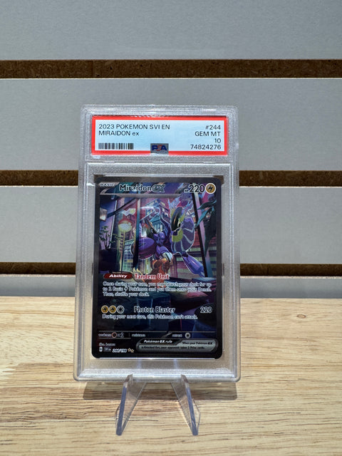 2023 POKEMON SVI EN MIRAIDON ex PSA 10