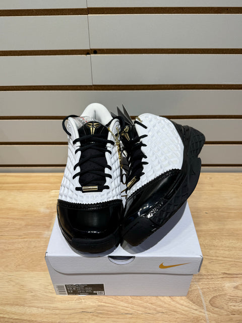Nike Kobe 3 Low Protro White Black Metallic Gold Sz 10.5