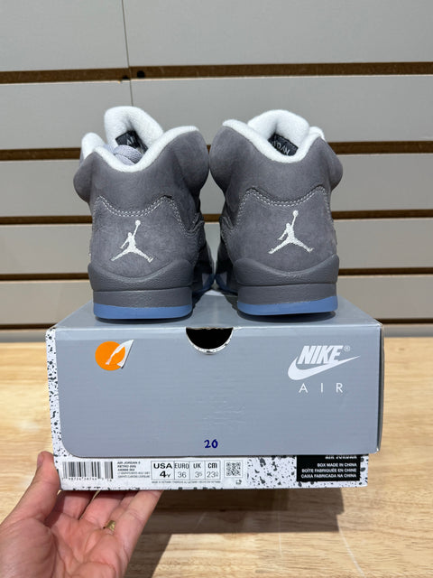 Jordan 5 Retro Wolf Grey (2026) (GS) Sz 4Y