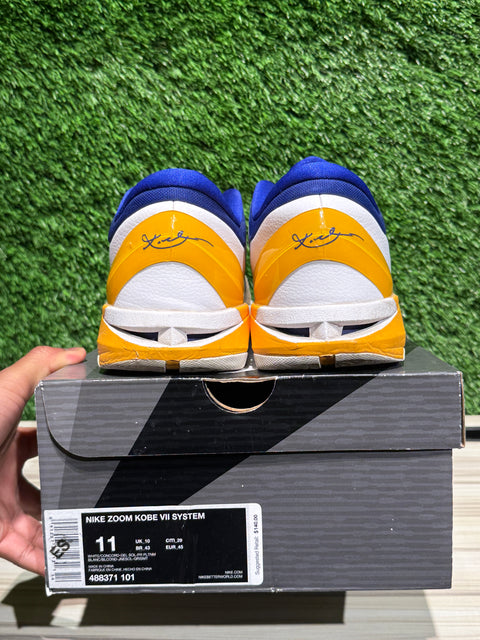 Nike Kobe 7 Lakers Home Sz 11M