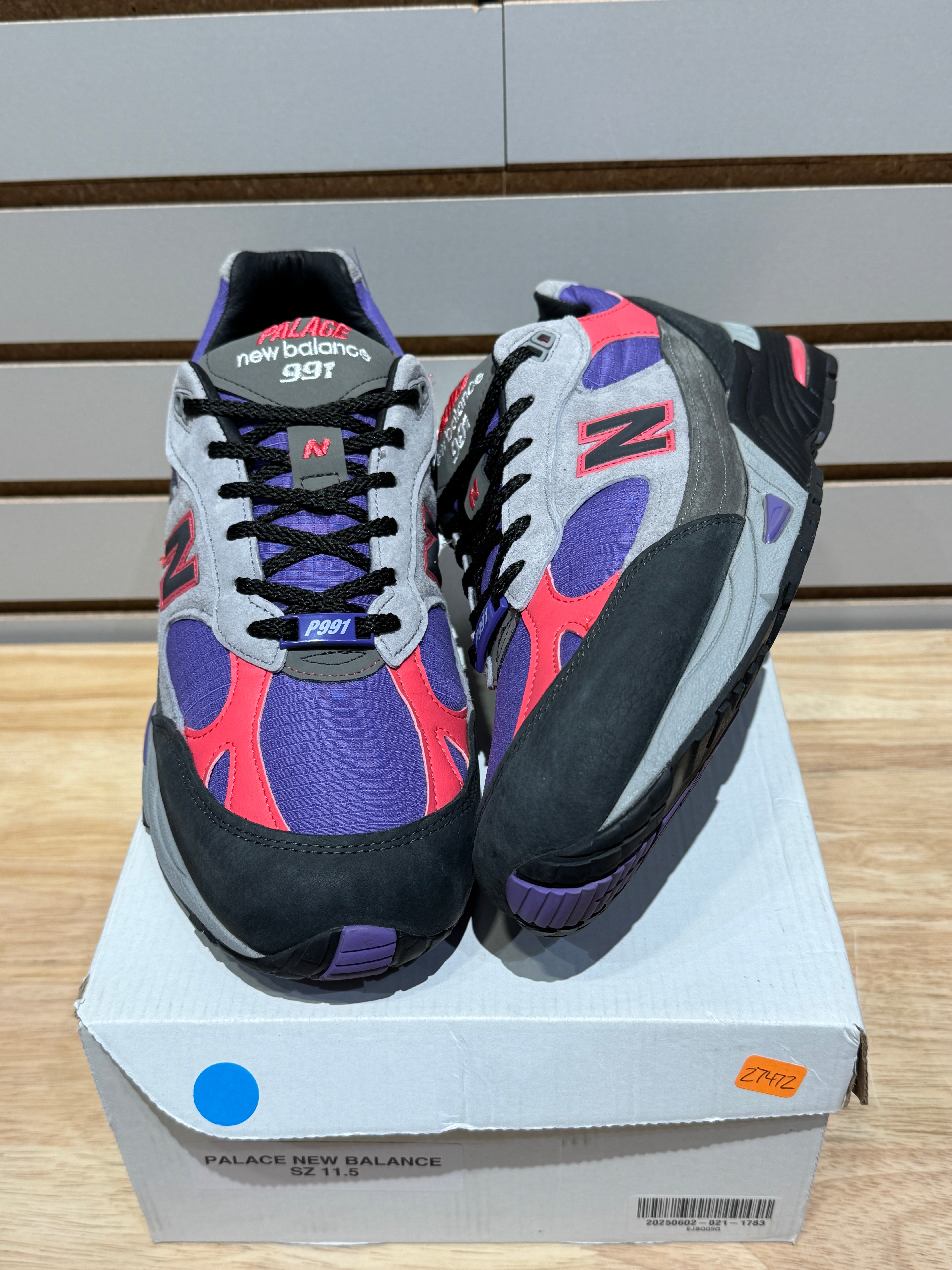 New Balance 991 MiUK Palace Purple Sz 11.5M – Sneak City
