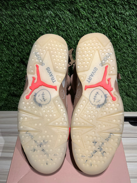 Jordan 6 Retro Travis Scott British Khaki Sz 13