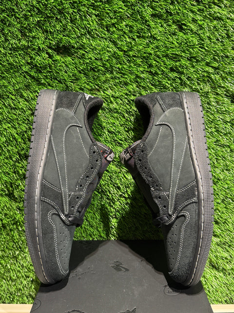 Jordan 1 Retro Low OG SP Travis Scott Black Phantom Sz 9