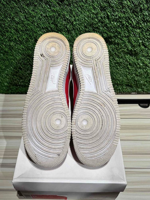 Nike Air Force 1 High Supreme World Famous Red Sz 12M