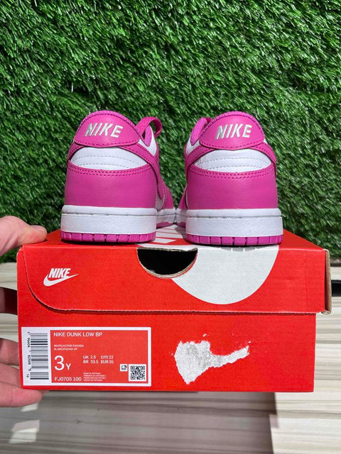 Nike Dunk Low Active Fuchsia (PS) Sz 3Y