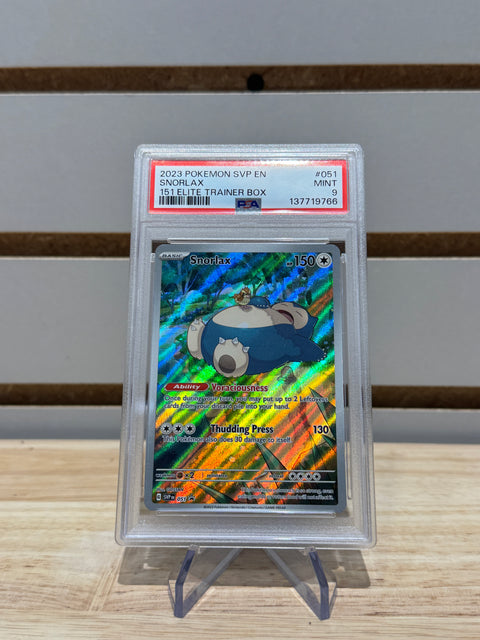 Pokémon Snorlax - 051 - SV: Scarlet & Violet Promo Cards (SVP) PSA 9