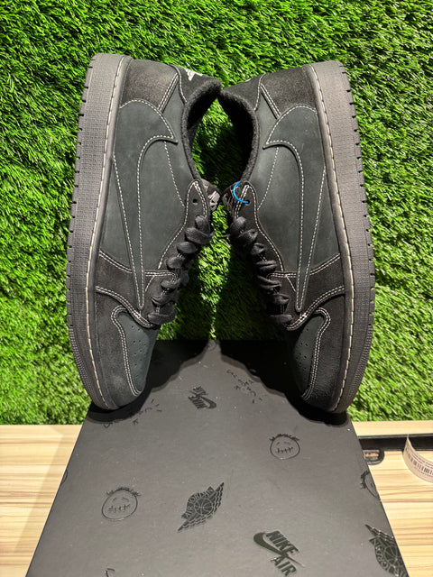 Jordan 1 Retro Low OG SP Travis Scott Black Phantom Sz 11