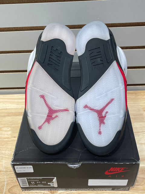 Jordan 5 Retro Fire Red Silver Tongue (2020) Sz 11