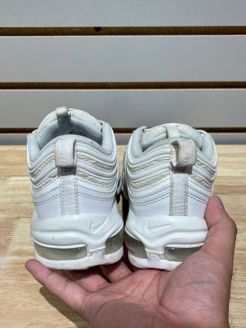 Nike Air Max 97 Triple White Wolf Grey Sz 8.5