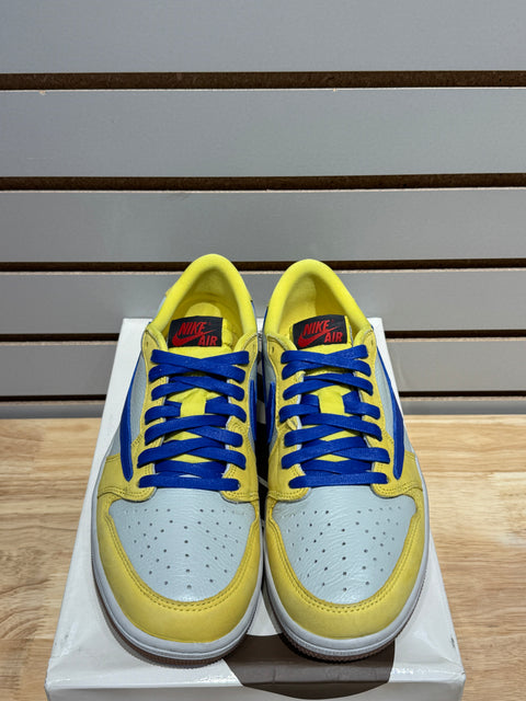 Jordan 1 Retro Low OG SP Travis Scott Canary (Women's) Sz 8.5M/10W