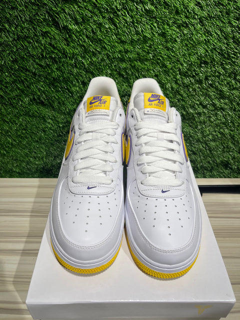 Nike Air Force 1 Low Retro QS Kobe Bryant Lakers Home Sz 12