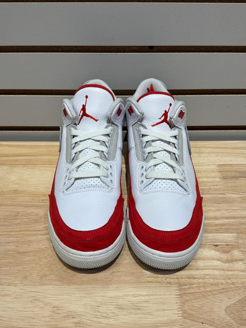 Jordan 3 Retro Tinker White University Red Sz 11