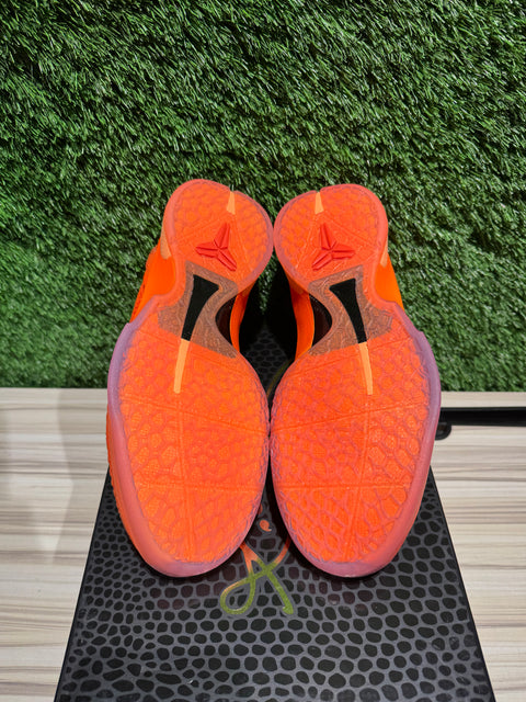 Nike Kobe 6 Protro Total Orange Sz 9