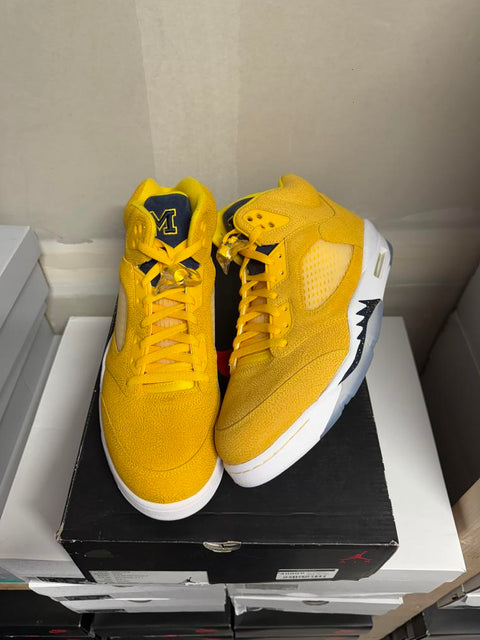 Jordan 5 Retro Michigan PE (2021) Sz 14