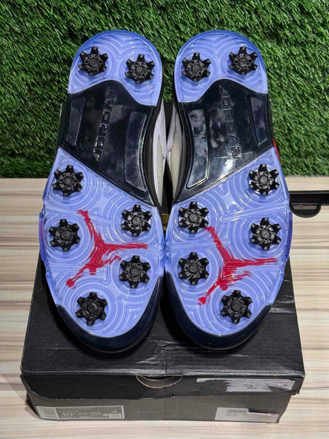 Jordan 5 Retro Low Golf Fire Red (Silver Tongue) Sz 10.5M