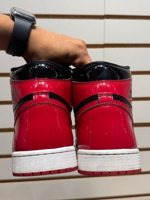 Jordan 1 Retro High OG Patent Bred Sz 9M