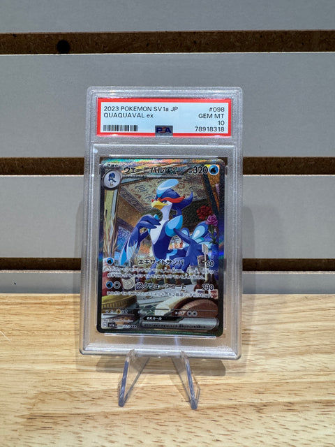 2023 POKEMON SV1a JP QUAQUAVAL ex PSA 10