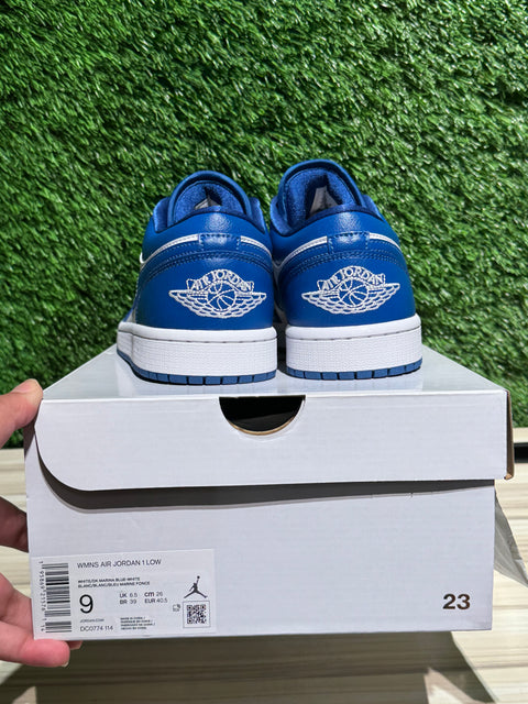 Jordan 1 Low Marina Blue (Women's) Sz 9W/7.5M