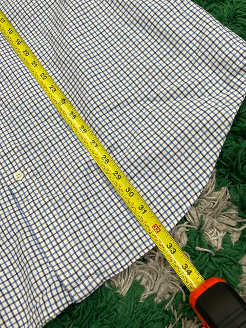 Polo Ralph Lauren Shirt Classic Fit Light Blue Checked Button Down