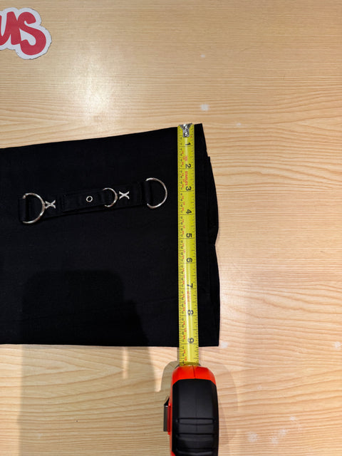 Tripp NYC Zipper Pants Sz 14W x 30L Goth Baggy Y2K Wide Leg Vtg